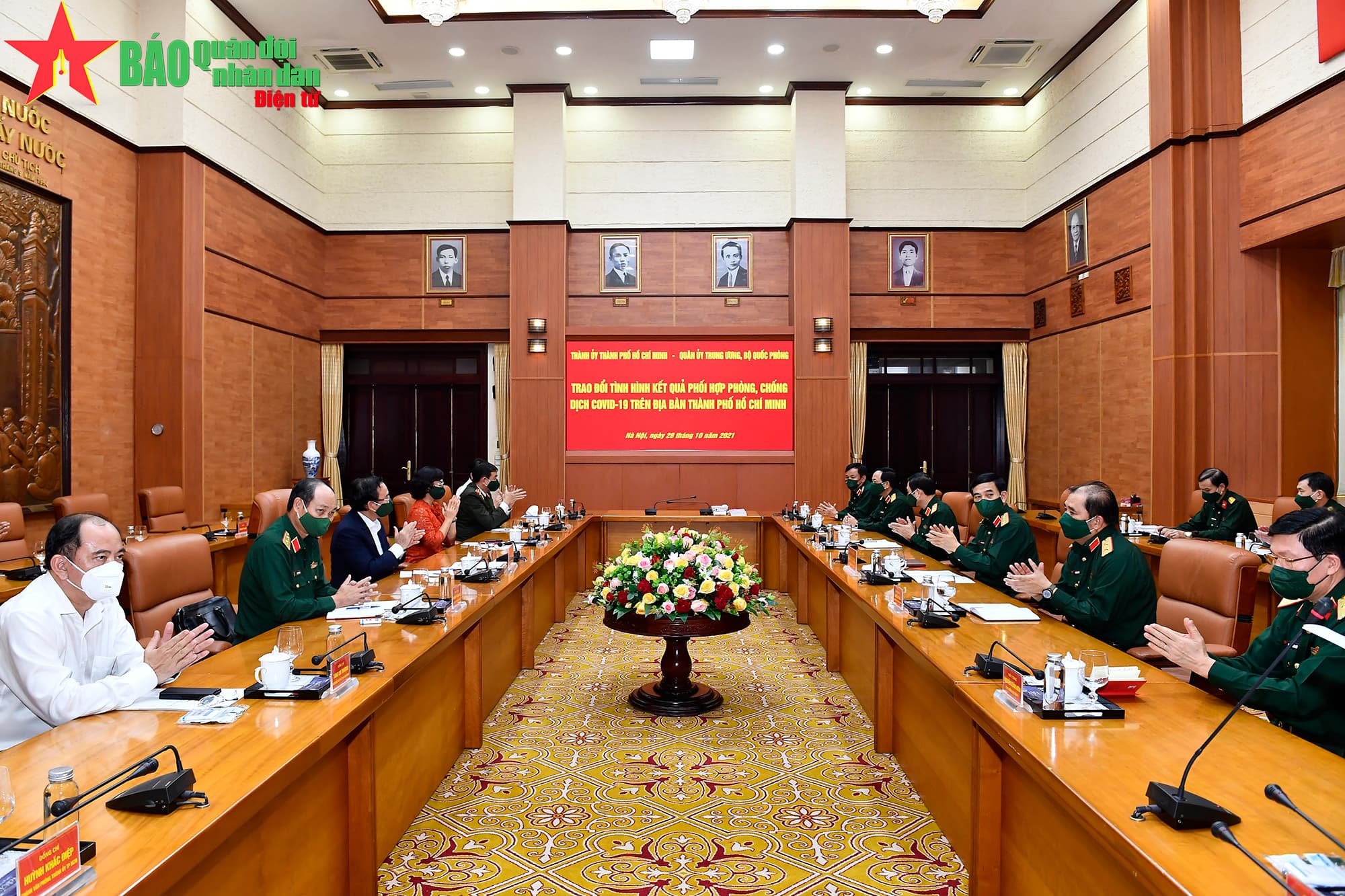 Quân đội đã ủng hộ, chi viện  TP Hồ Chí Minh chí tình, chí nghĩa với trách nhiệm cao nhất