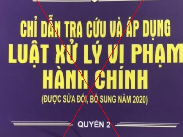 Sách mạo danh lãnh đạo Bộ Tư pháp làm chủ biên