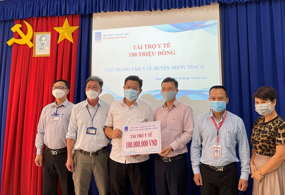 PV GAS tiếp tục các chương trình ủng hộ phòng, chống dịch Covid-19