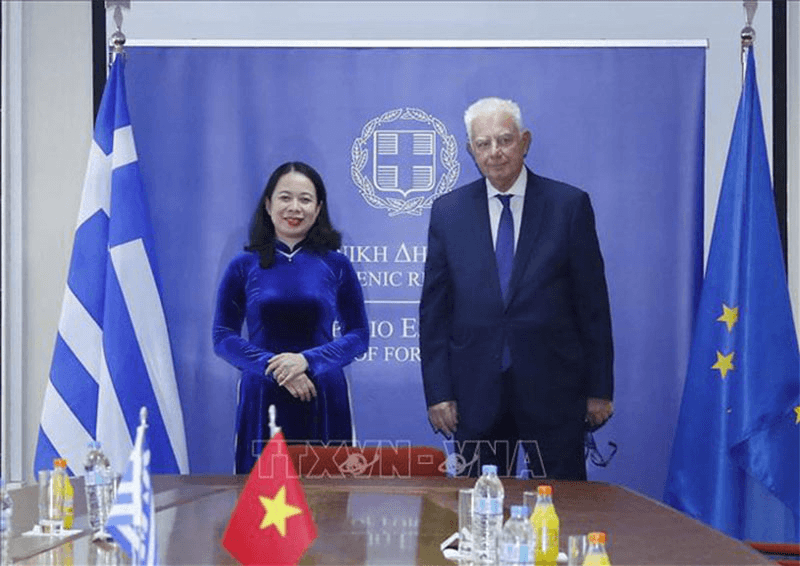 Tăng cường quan hệ hữu nghị, hợp tác nhiều mặt Việt Nam - Hy Lạp