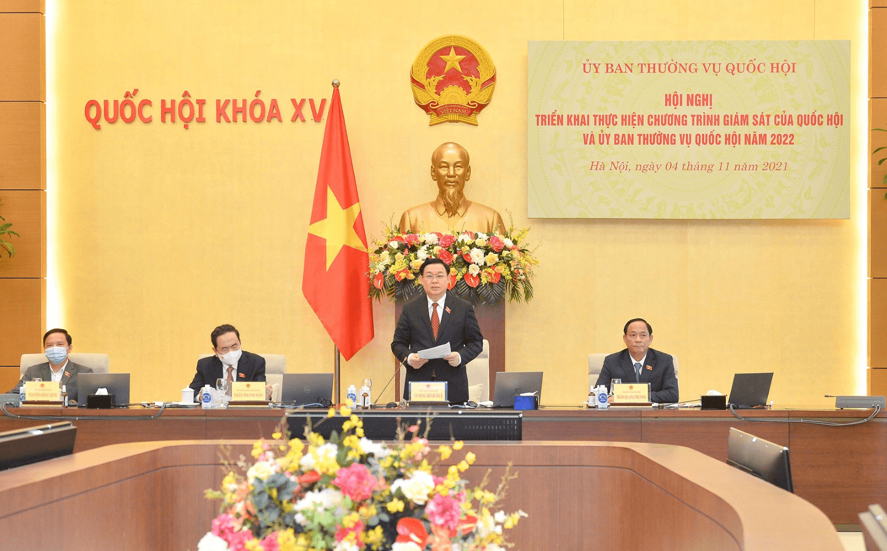 Kết luận của Chủ tịch Quốc hội tại hội nghị triển khai chương trình giám sát