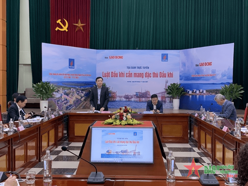 Tọa đàm trực tuyến “Luật Dầu khí cần mang đặc thù dầu khí”