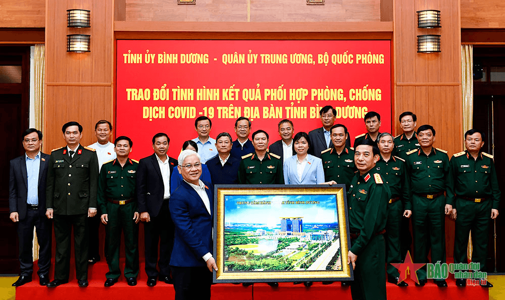 Quân đội đã giúp đỡ Bình Dương đầy trách nhiệm, nghĩa tình trong phòng, chống dịch Covid-19