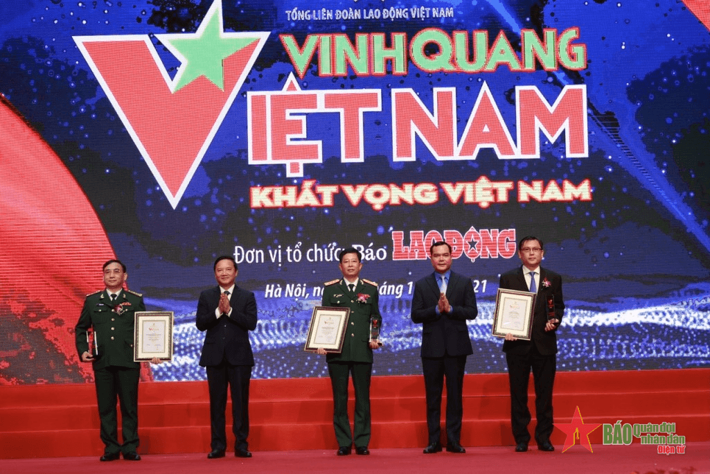 Chương trình "Vinh quang Việt Nam" 2021: Tôn vinh 3 tập thể, 6 cá nhân tiêu biểu xuất sắc