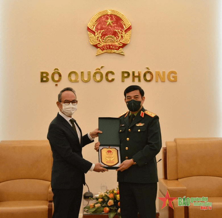 Đại tướng Phan Văn Giang tiếp Đại sứ Thái Lan