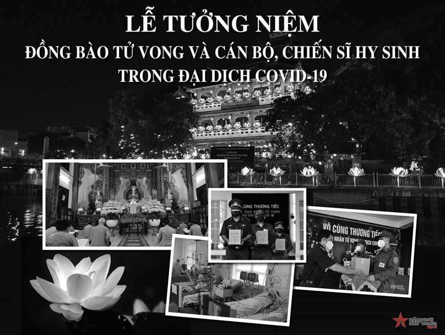 TƯỜNG THUẬT TRỰC TIẾP: Lễ tưởng niệm đồng bào tử vong và cán bộ, chiến sĩ hy sinh trong đại dịch Covid-19