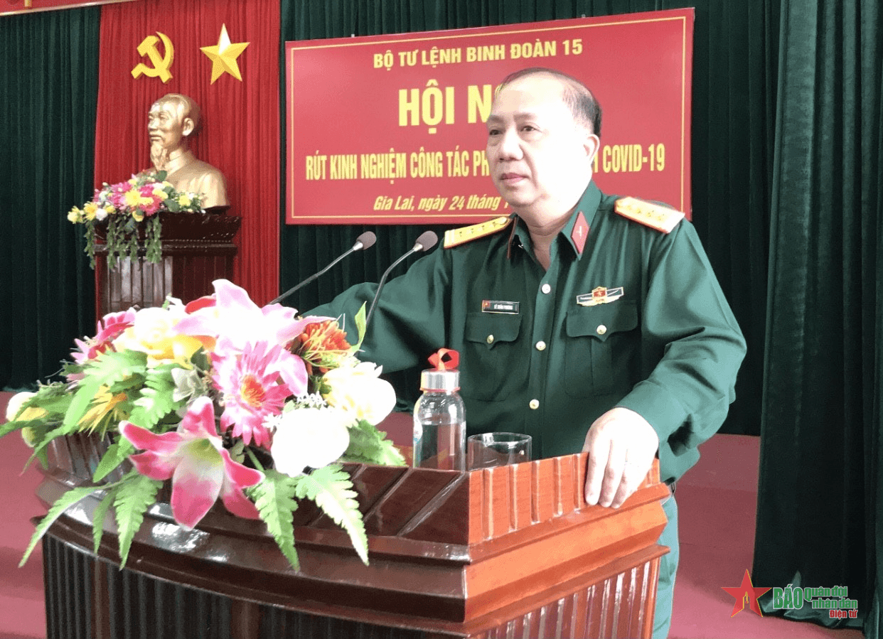 Binh đoàn 15 rút kinh nghiệm công tác phòng, chống dịch Covid-19
