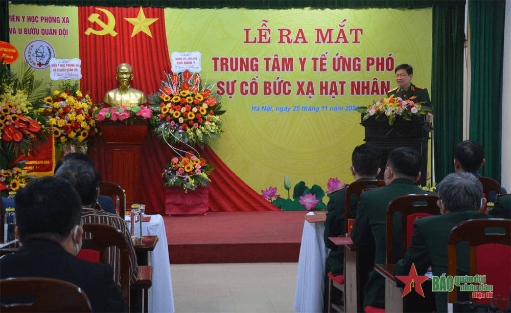 Viện Y học phóng xạ và U bướu Quân Đội thành lập Trung tâm y tế ứng phó sự cố bức xạ hạt nhân