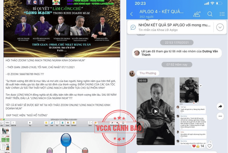 Bộ Công Thương cảnh báo kinh doanh đa cấp thực phẩm chức năng có thương hiệu APLGO