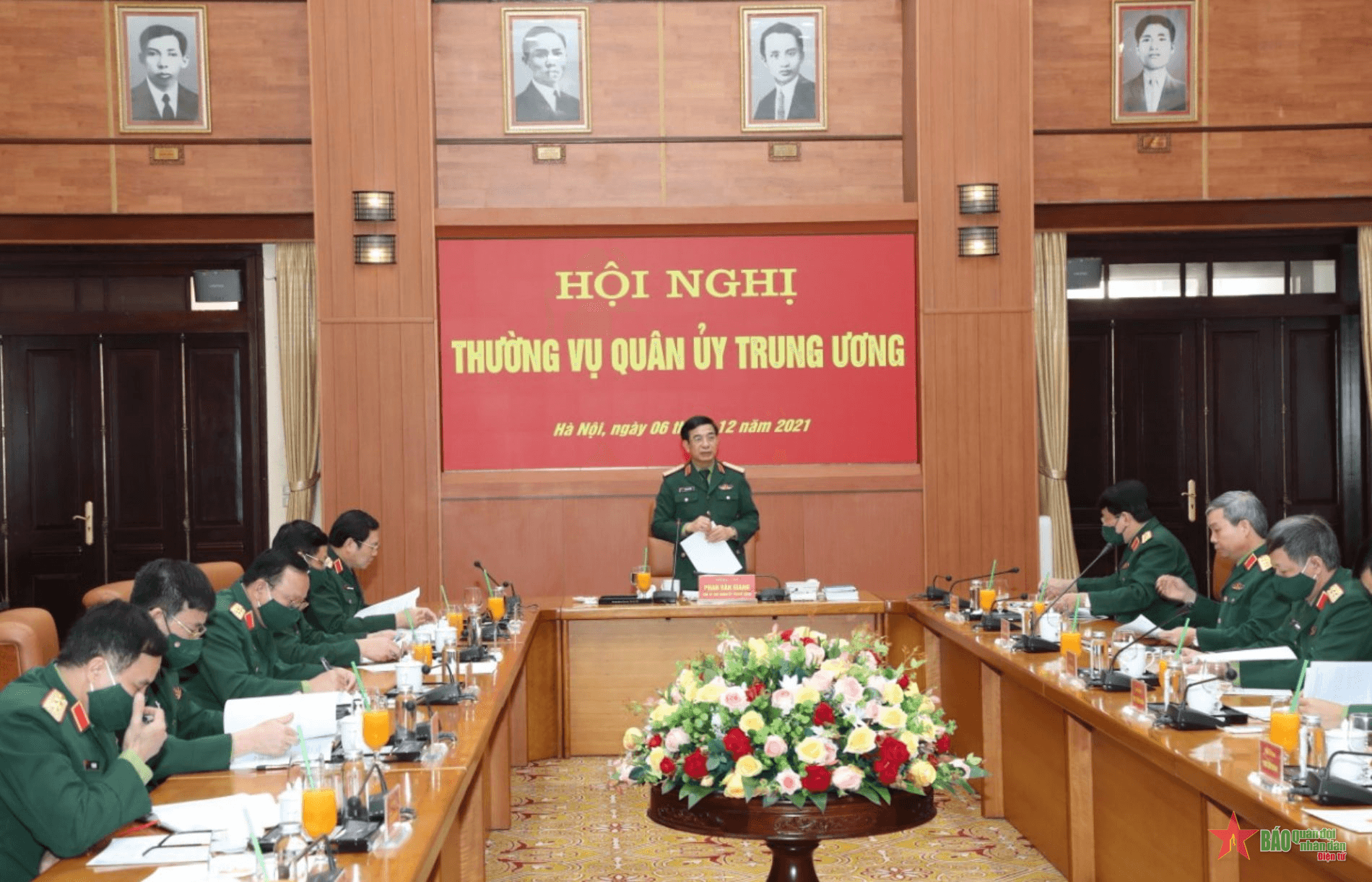 Đại tướng Phan Văn Giang chủ trì Hội nghị Thường vụ Quân ủy Trung ương