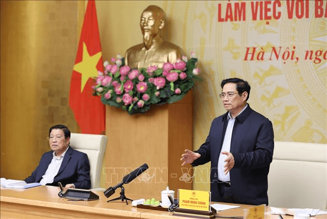Đoàn kiểm tra của Bộ Chính trị làm việc với Ban cán sự đảng Chính phủ