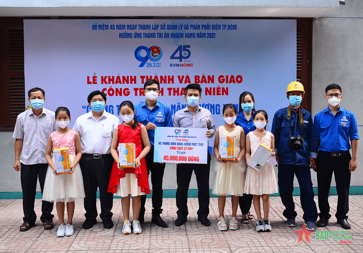 Trao tặng hệ thống điện năng lượng mặt trời cho SOS Làng trẻ em TP Hồ Chí Minh