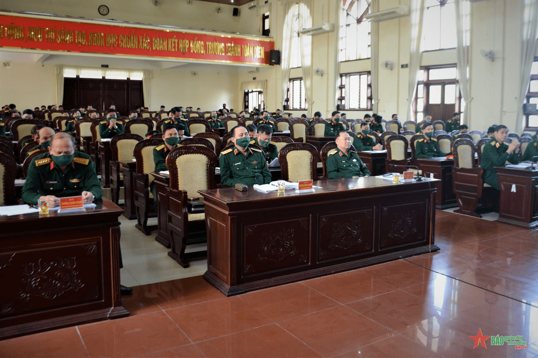 Bộ Tham mưu Quân khu 5 tổng kết nhiệm vụ quân sự, quốc phòng năm 2021