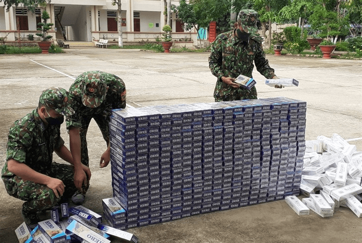 An Giang thu giữ hơn 664.000 bao thuốc lá nhập lậu