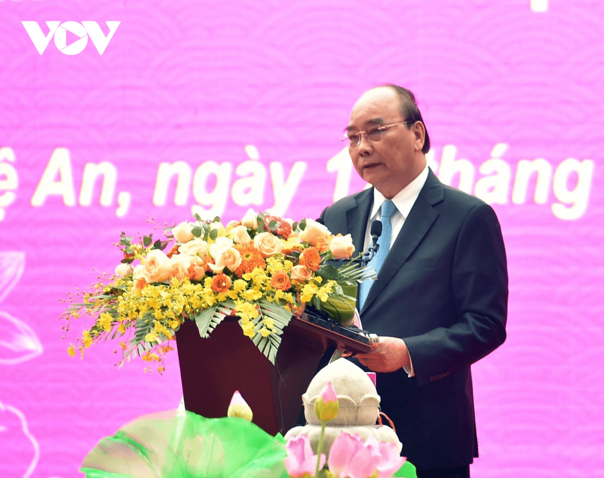 Chủ tịch nước Nguyễn Xuân Phúc dự Lễ kỷ niệm 60 năm Bác Hồ về thăm quê lần thứ hai