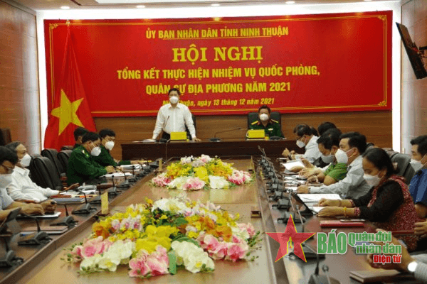 Ninh Thuận tổng kết thực hiện nhiệm vụ quốc phòng, quân sự địa phương năm 2021
