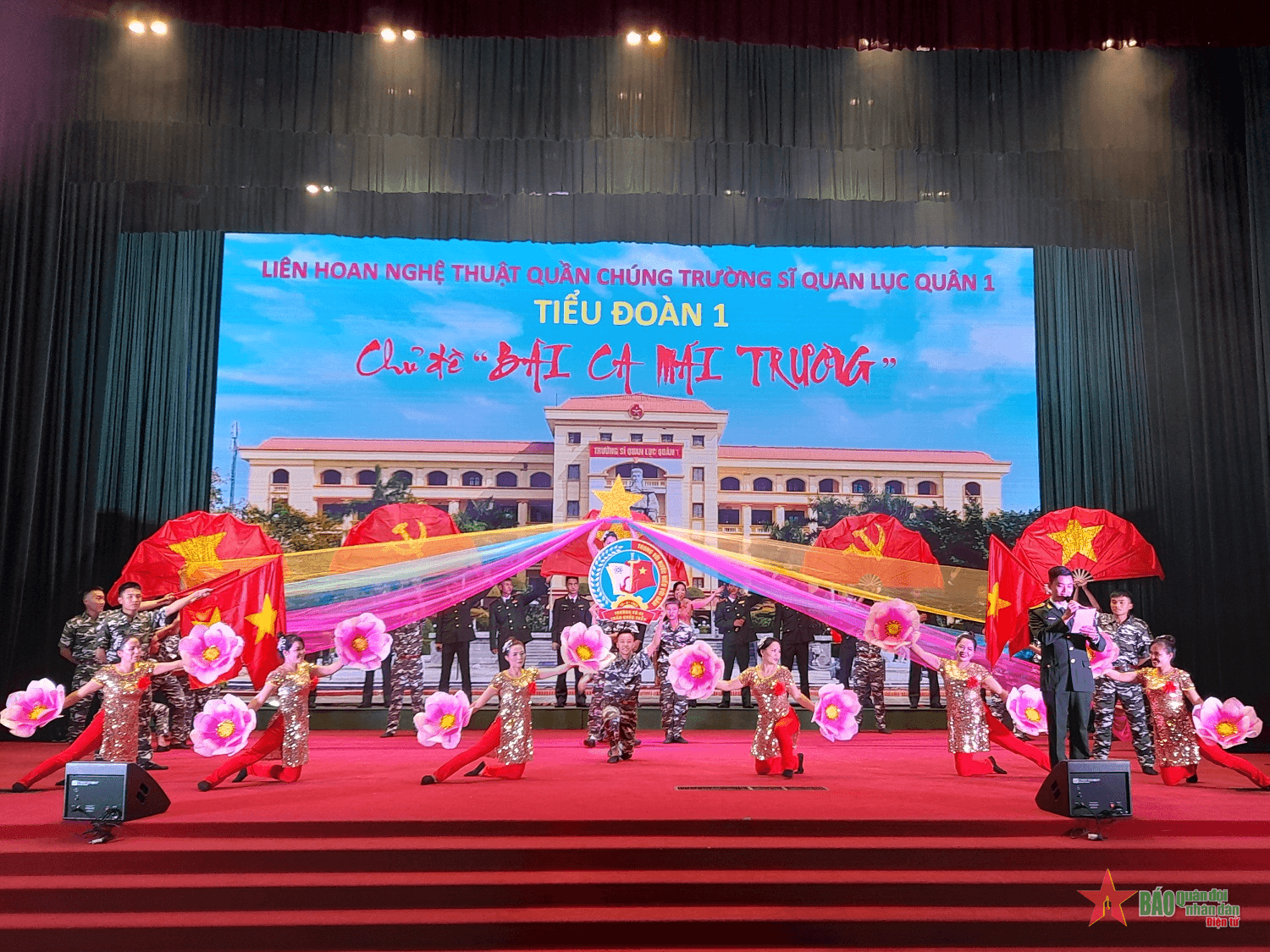Trường Sĩ quan Lục quân 1 tổ chức liên hoan nghệ thuật quần chúng năm 2021

​