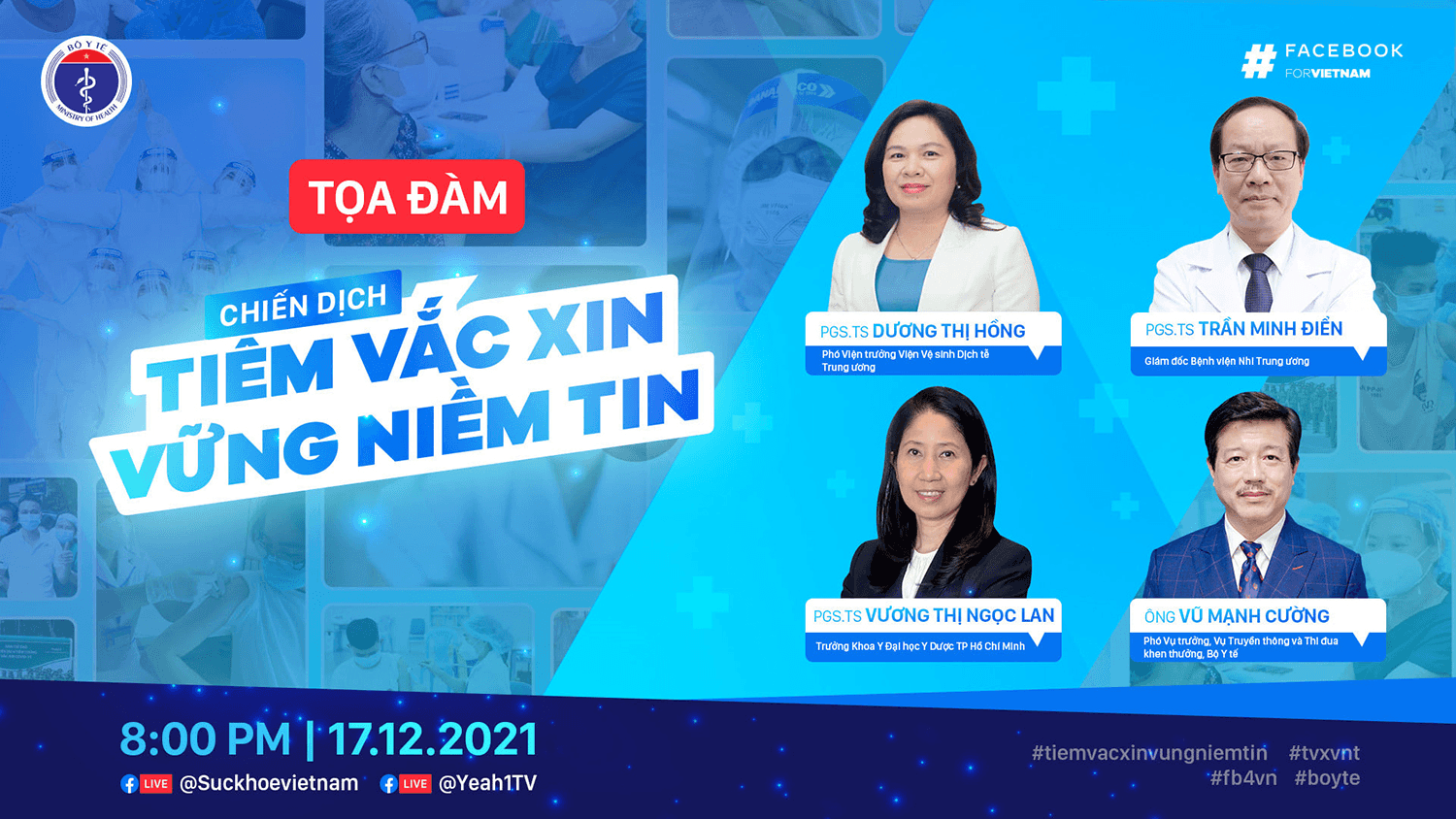 Chiến dịch truyền thông “Tiêm vắc xin - Vững niềm tin” chính thức bước vào chặng cuối