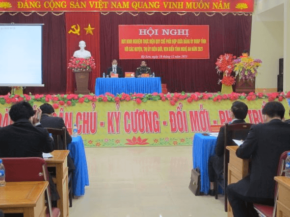 Nghệ An rút kinh nghiệm quy chế phối hợp giữa Bộ đội Biên phòng với các địa phương biên giới, ven biển