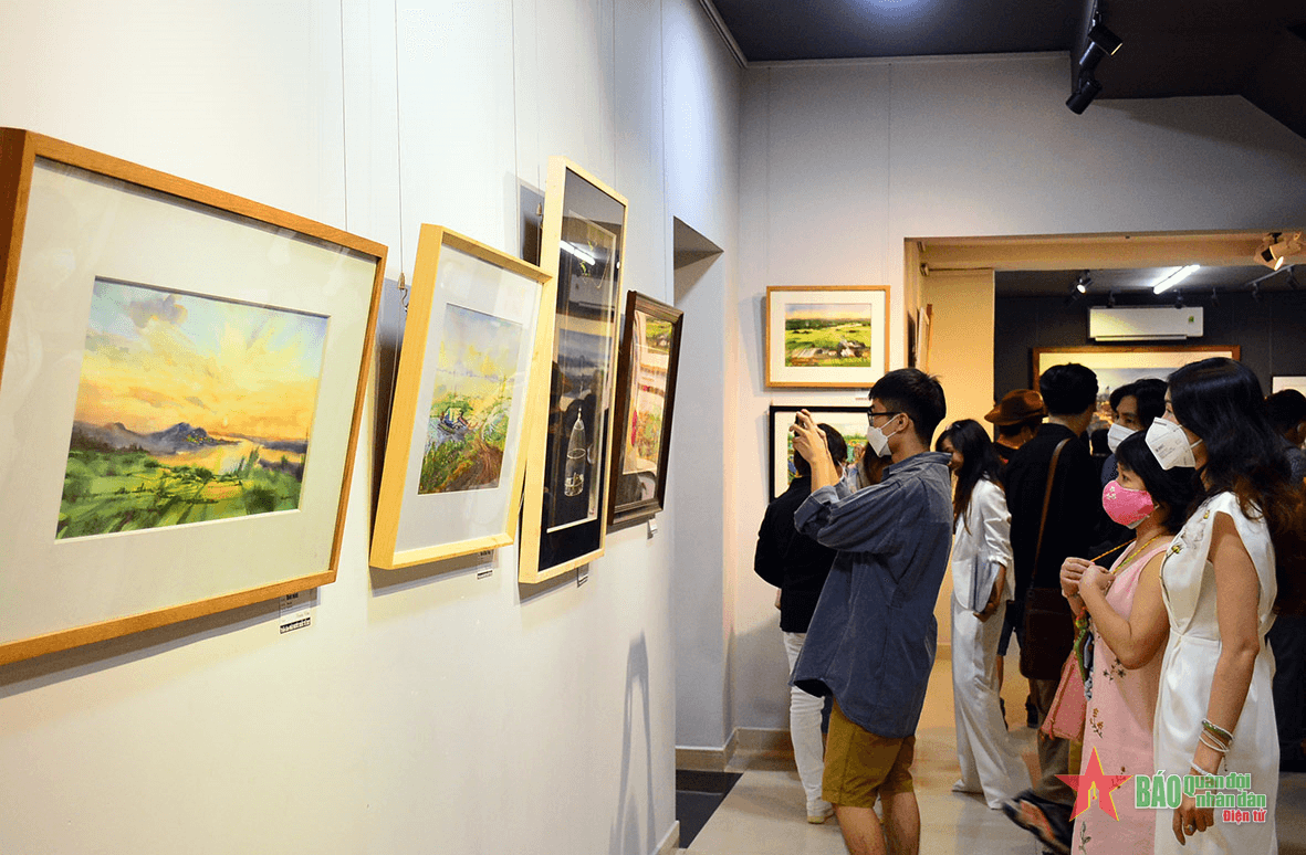 Khai mạc Triển lãm Màu nước Quốc tế mùa thu 2021