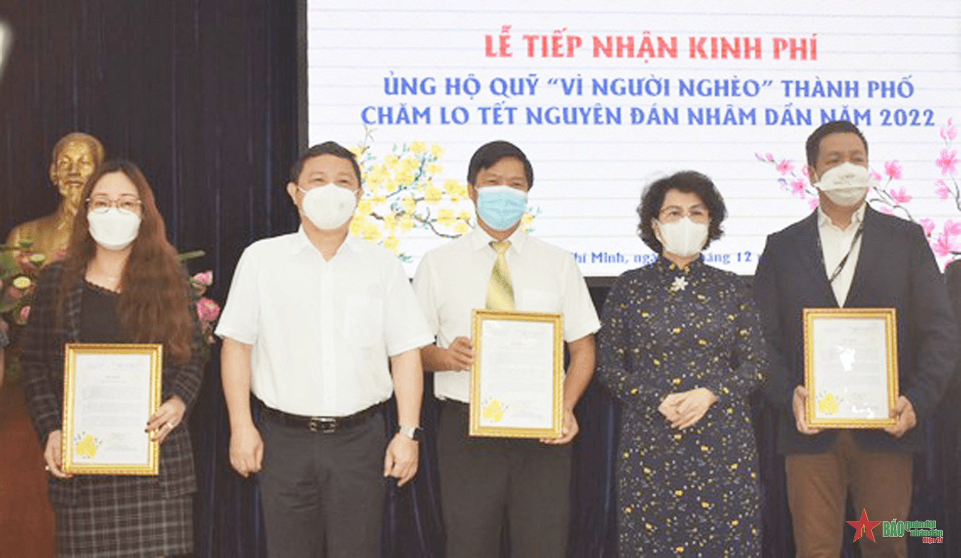 TP Hồ Chí Minh tiếp nhận gần 56 tỷ đồng chăm lo Tết Nhâm Dần 2022