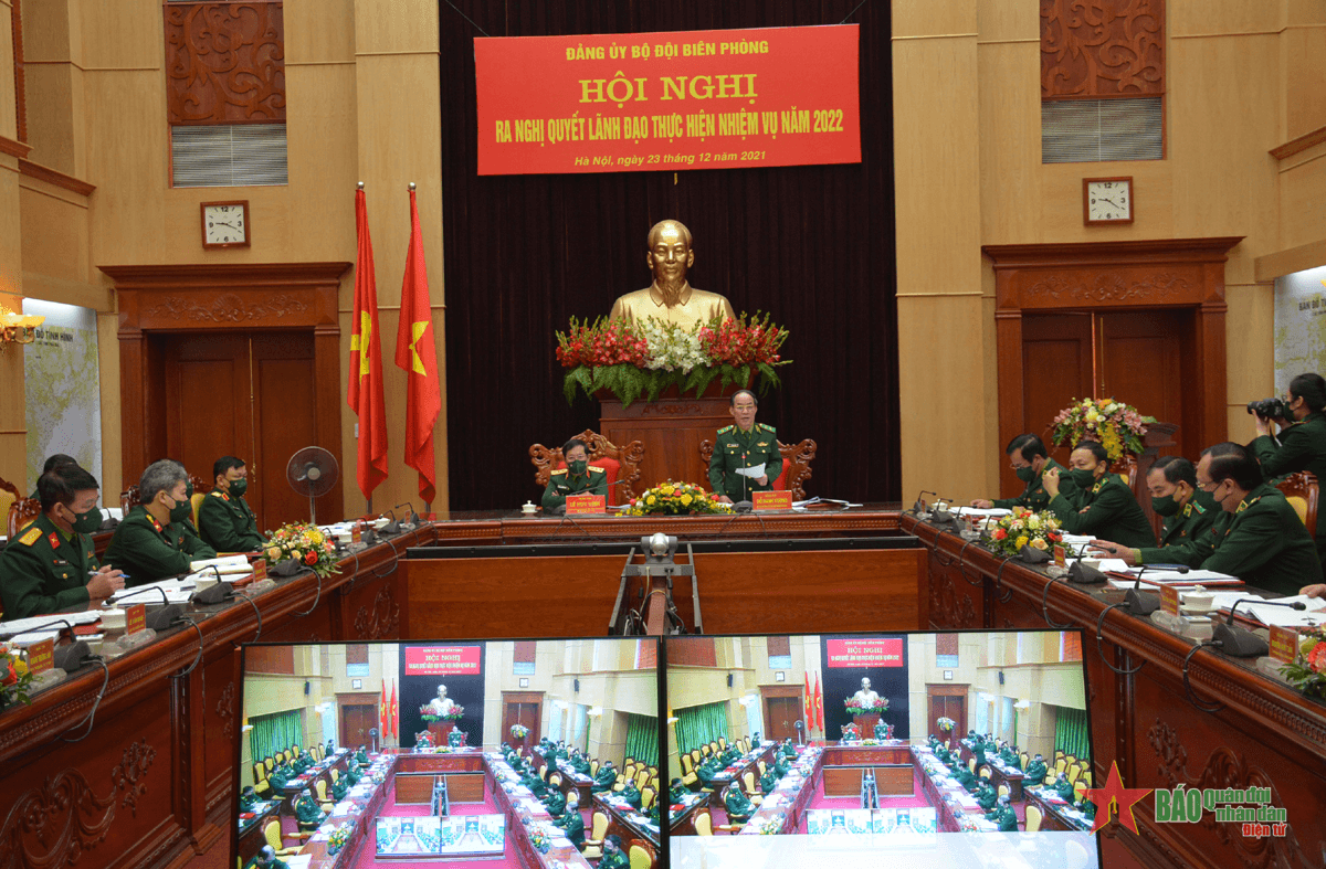 Đảng ủy Bộ đội Biên phòng ra nghị quyết lãnh đạo thực hiện nhiệm vụ năm 2022