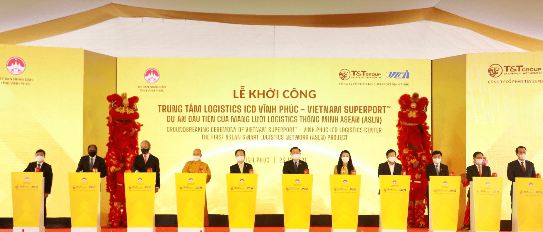 Tập đoàn T&T và đối tác Singapore khởi công "siêu cảng" đầu tiên của mạng lưới logistics thông minh ASEAN