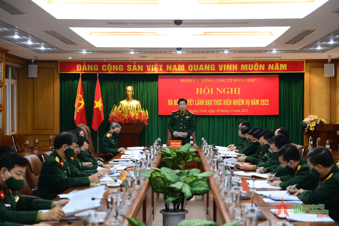 Đảng ủy Tổng công ty Đông Bắc ra nghị quyết lãnh đạo thực hiện nhiệm vụ năm 2022