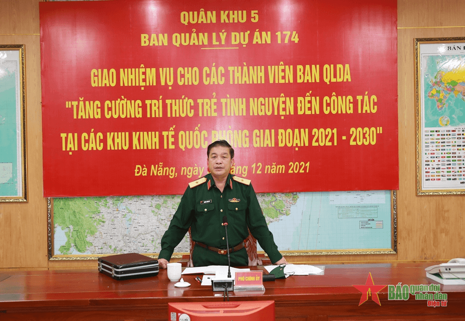 Ban Quản lý dự án 174 Quân khu 5 giao nhiệm vụ cho các thành viên