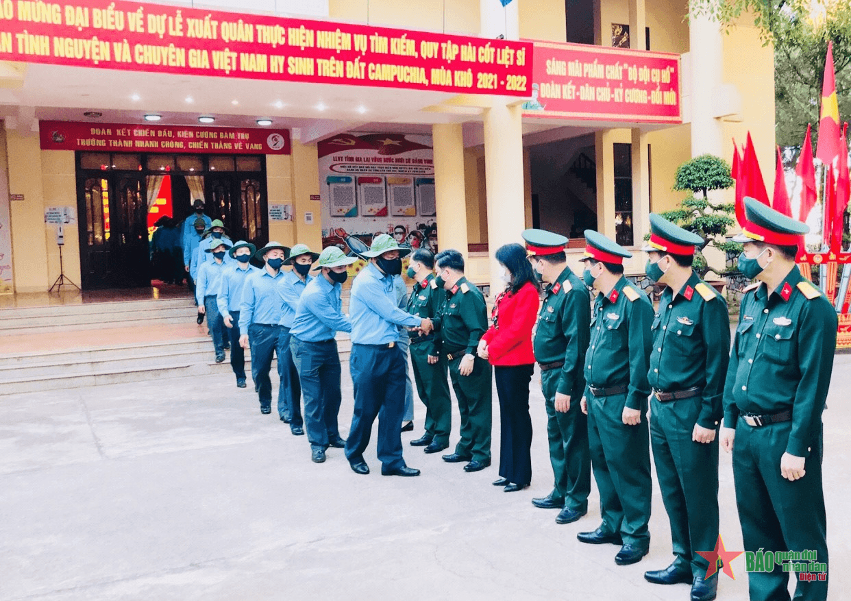Gia Lai: Xuất quân tìm kiếm, quy tập hài cốt liệt sĩ quân tình nguyện Việt Nam hy sinh tại Campuchia