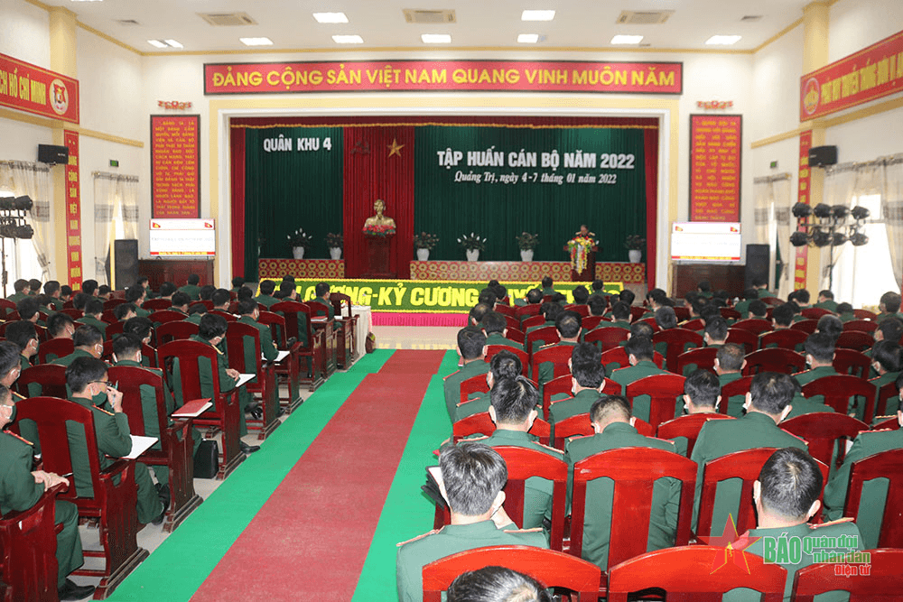 Quân khu 4: Khai mạc lớp tập huấn cán bộ năm 2022