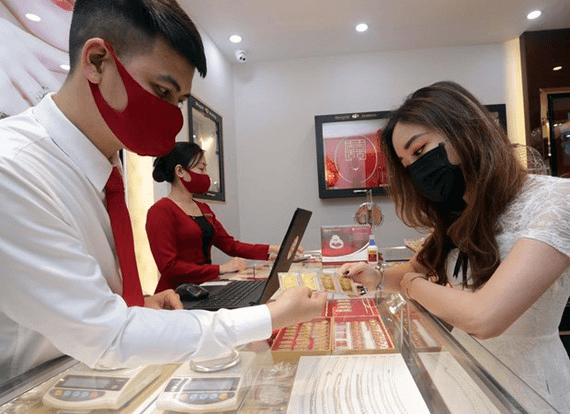 Giá vàng trong nước đồng loạt tăng