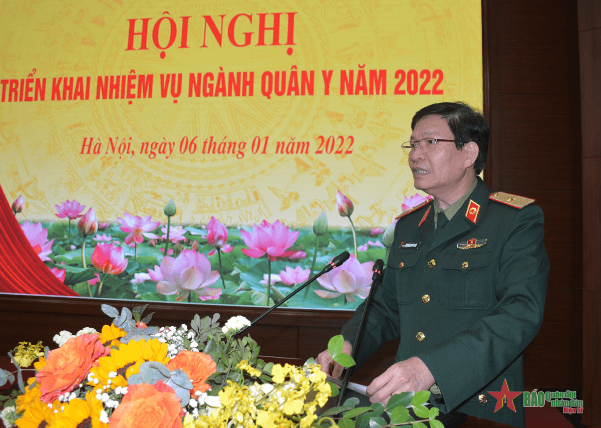 Tổng cục Hậu cần triển khai nhiệm vụ ngành Quân y năm 2022