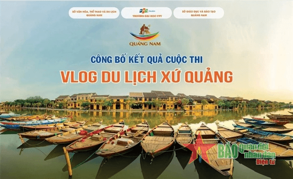 Trao giải Cuộc thi vlog du lịch xứ Quảng