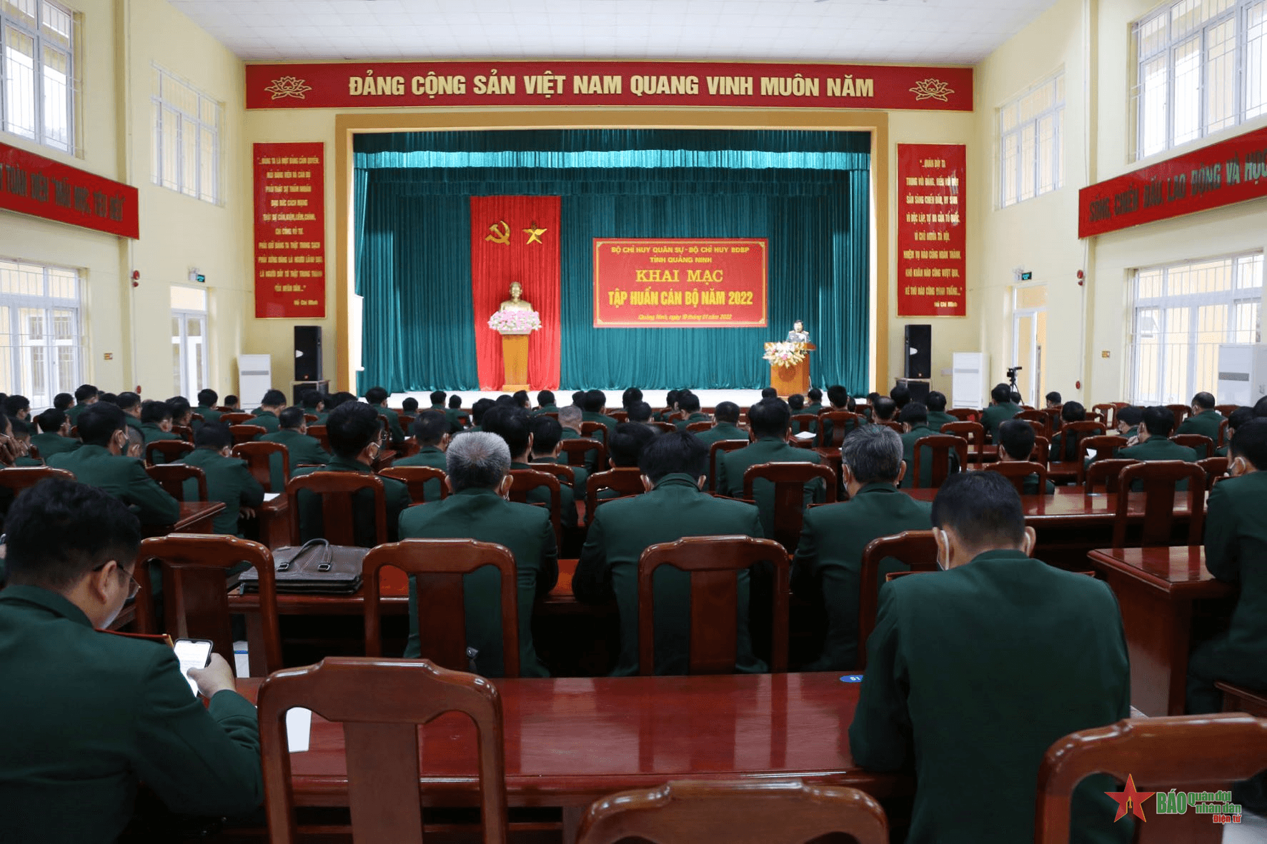 Bộ chỉ huy quân sự tỉnh Quảng Ninh khai mạc tập huấn cán bộ năm 2022