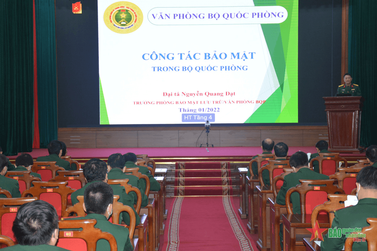 Tổng cục Hậu cần tổ chức hội nghị tập huấn cán bộ năm 2022