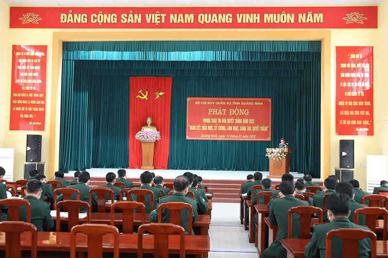 Bộ Chỉ huy Quân sự tỉnh Quảng Ninh phát động phong trào thi đua quyết thắng năm 2022
