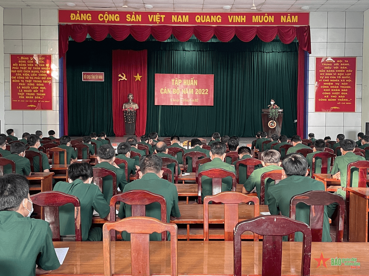 Bộ Chỉ huy quân sự tỉnh Tây Ninh tập huấn cán bộ năm 2022