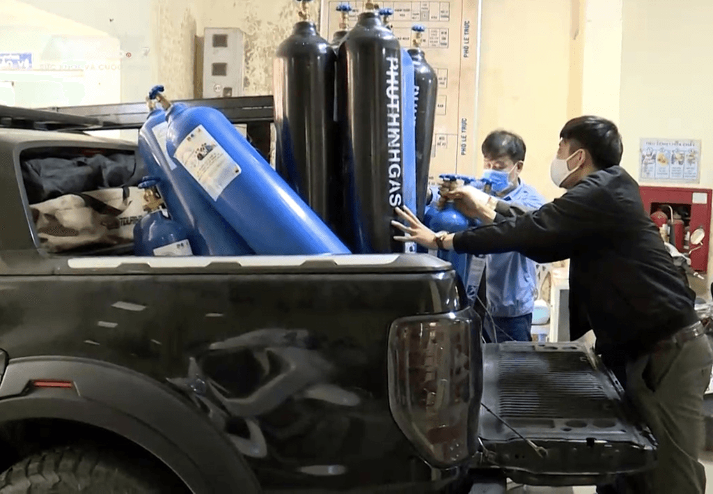 Trạm ATM oxy miễn phí bệnh nhân