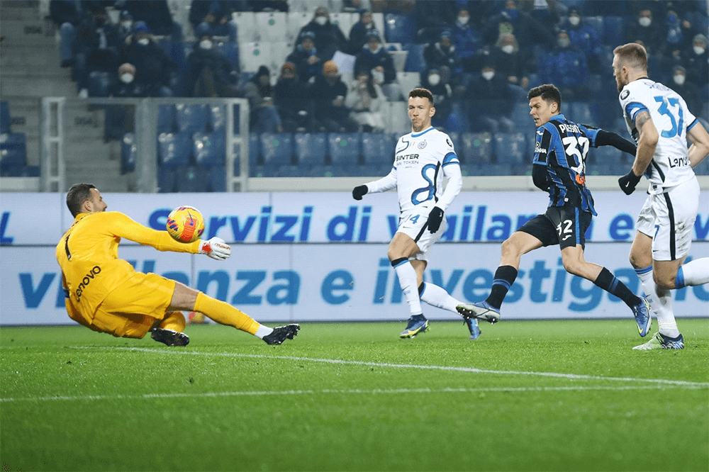 Vòng 22 Serie A: Inter Milan phải chia điểm với Atalanta