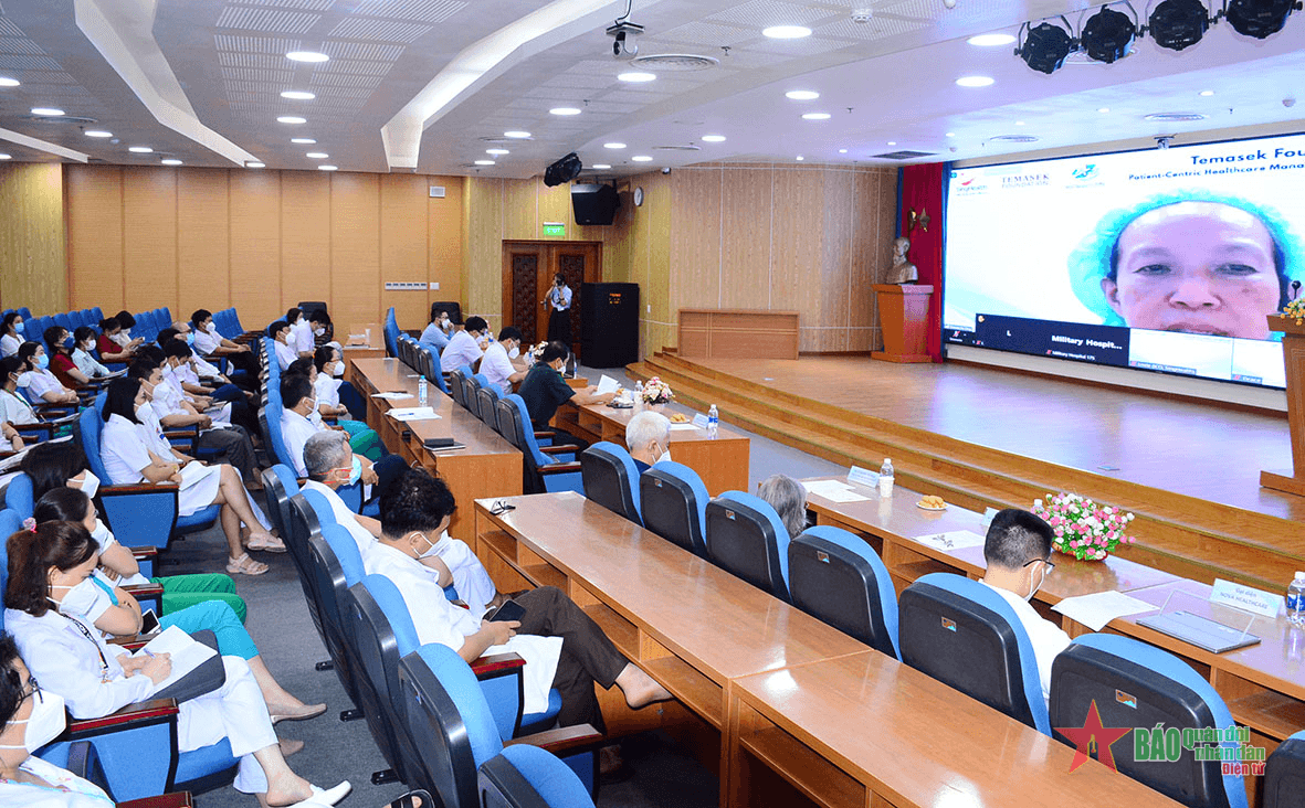 Bệnh viện Quân y 175 phối hợp tổ chức đào tạo trực tuyến về quản lý bệnh viện