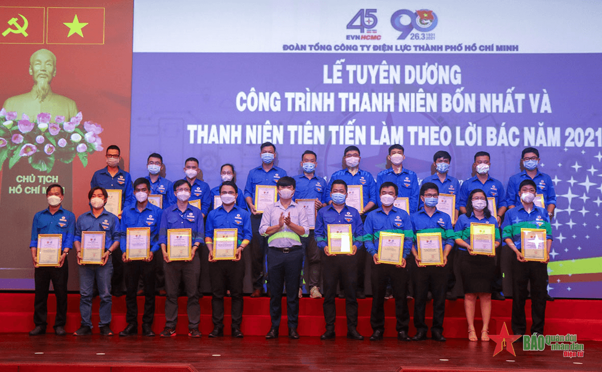 Tuyên dương điển hình thanh niên tiên tiến làm theo lời Bác trong ngành điện TP Hồ Chí Minh
