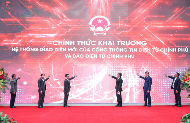 Khai trương hệ thống giao diện mới của Cổng Thông tin điện tử Chính phủ, Báo điện tử Chính phủ