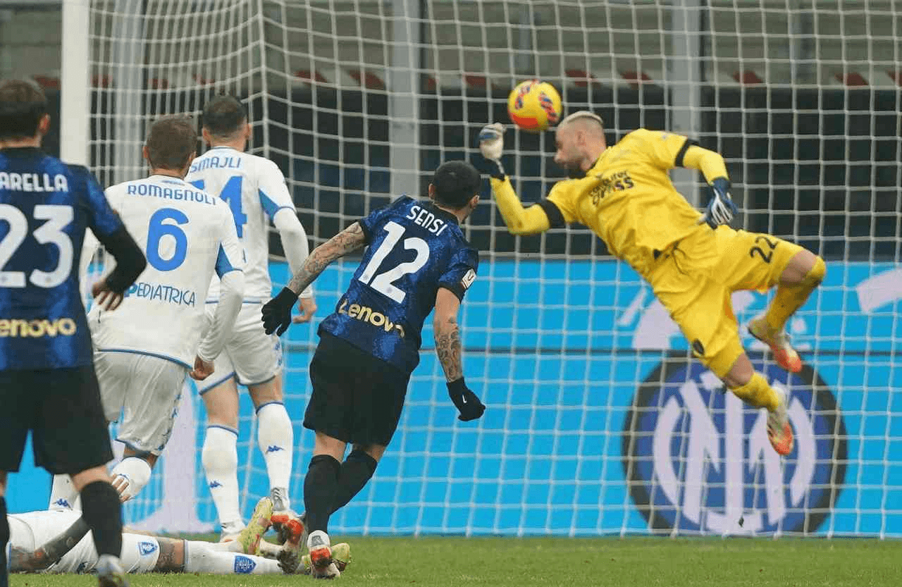 Thắng “nghẹt thở” Empoli, Inter Milan vào tứ kết Coppa Italia
