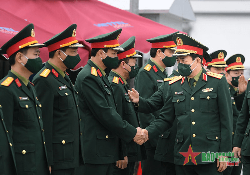 Đại tướng Phan Văn Giang thăm, kiểm tra Tập đoàn Công nghiệp - Viễn thông Quân đội