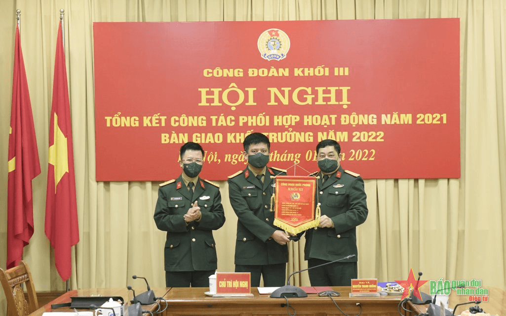 Công đoàn Binh đoàn 12 làm khối trưởng Công đoàn khối III năm 2022