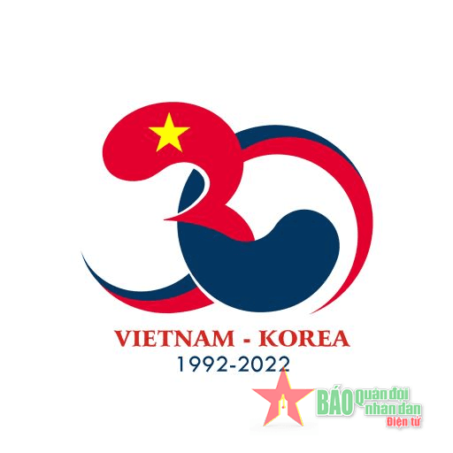 Thượng tá, họa sĩ Nguyễn Mạnh Tiến giành giải Nhất cuộc thi thiết kế logo kỷ niệm 30 năm thiết lập quan hệ ngoại giao Việt Nam - Hàn Quốc