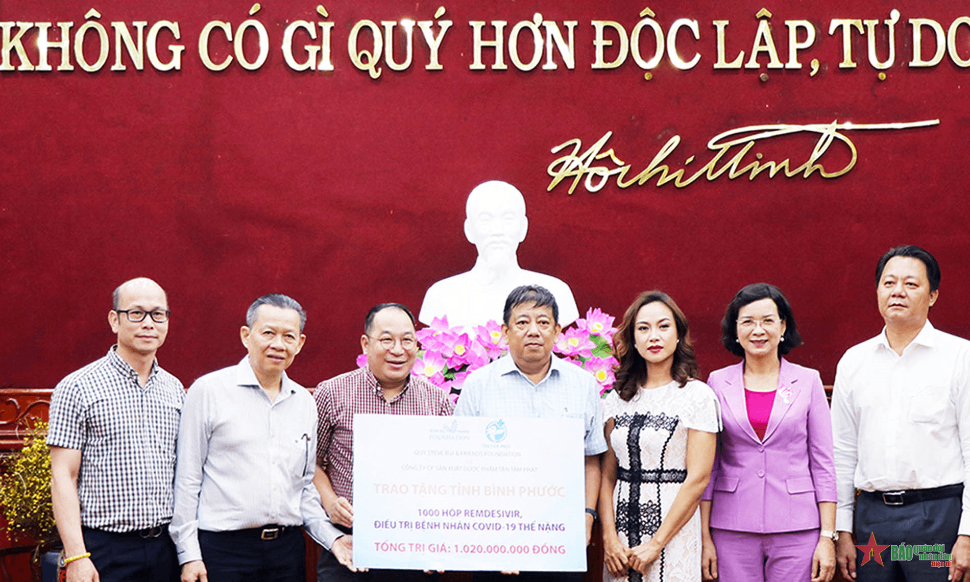 Bình Phước tiếp nhận 1.000 hộp thuốc Remdesivir điều trị Covid-19