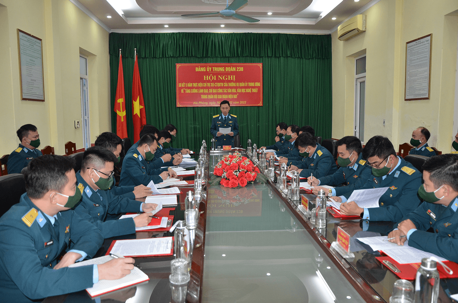 Đảng ủy Trung đoàn 238 tổ chức Hội nghị Sơ kết 5 năm thực hiện Chỉ thị số 355-CT/QUTW