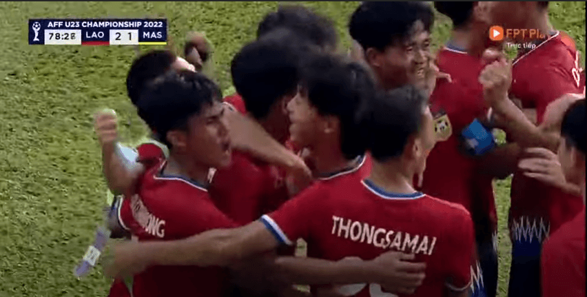 U23 Lào có chiến thắng lịch sử tại Giải U23 Đông Nam Á 2022